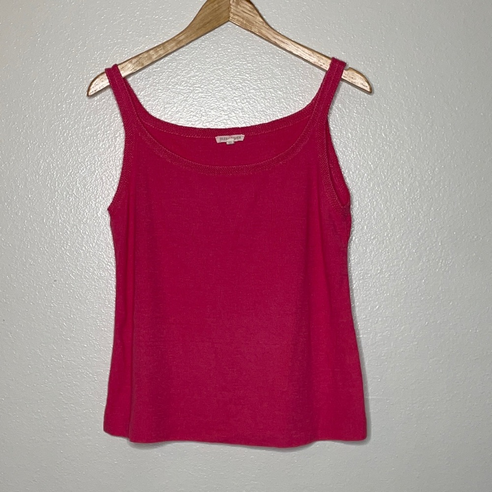 Eileen Fisher Hemp Tank Top sz Medium PInk‎